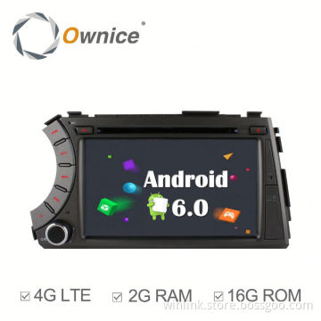Ownice Cortex A53 4Core Android 6.0 car radio 3g dvd gps for ssangyong korando with 16G rom support 4G
